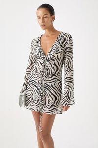 Vianca Dress | Zebra