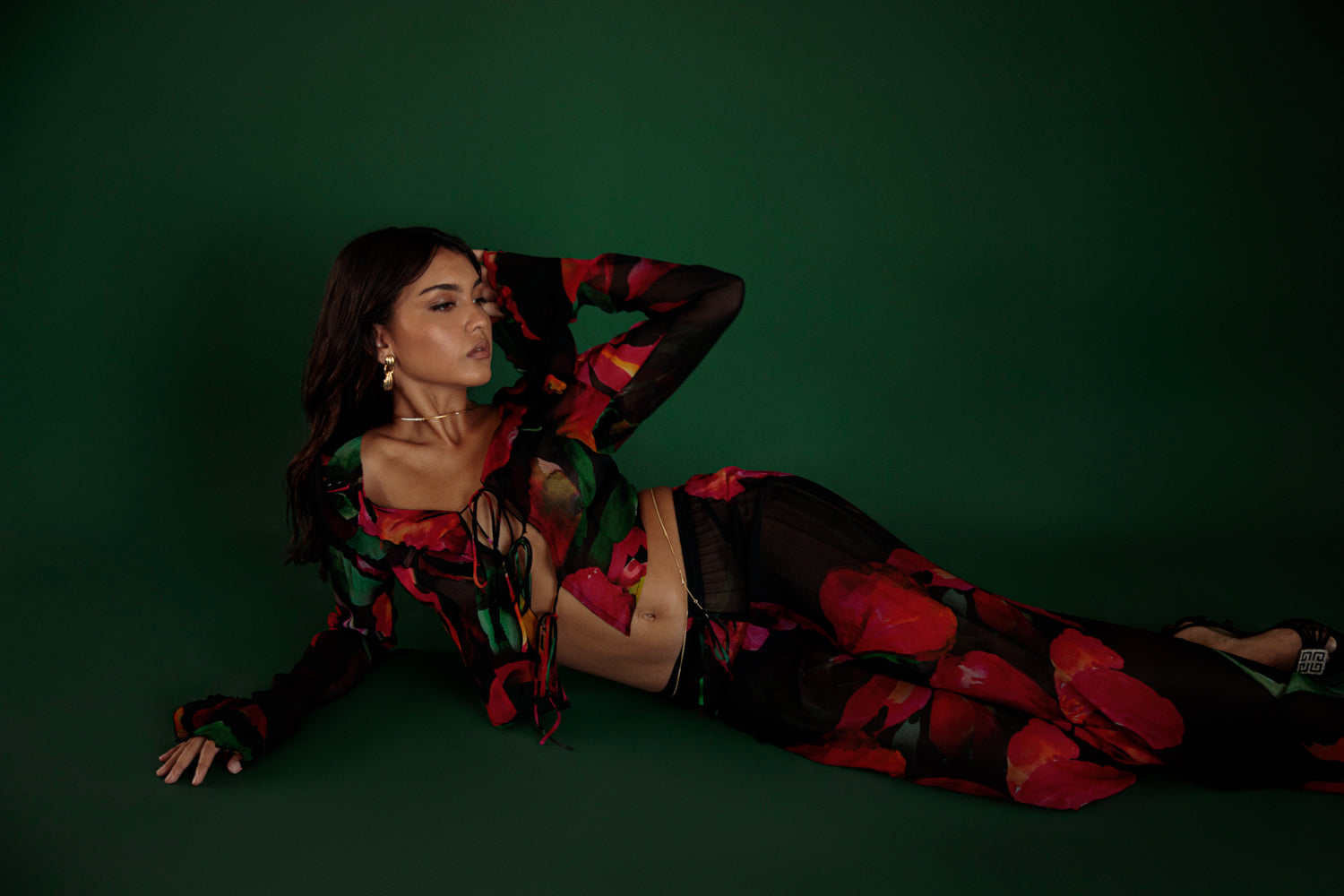 Aura Top | Midnight Ruby