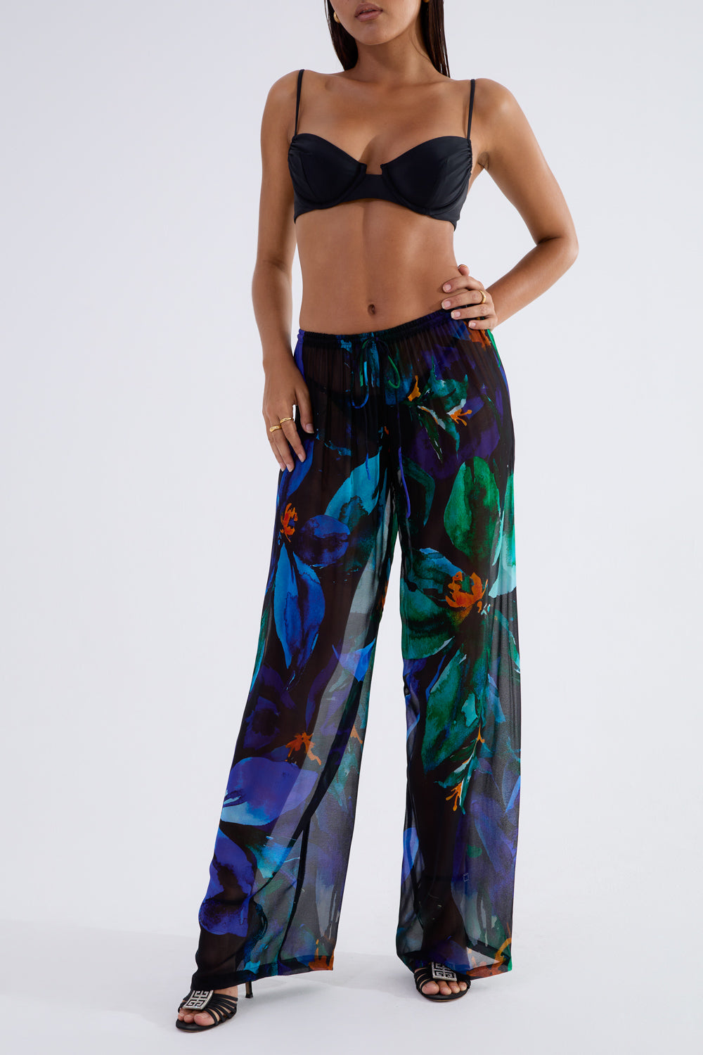 Belleza Pant | Indigo Bloom