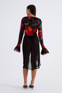 Aura Top | Midnight Ruby