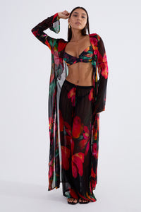 Belleza Pant | Midnight Ruby